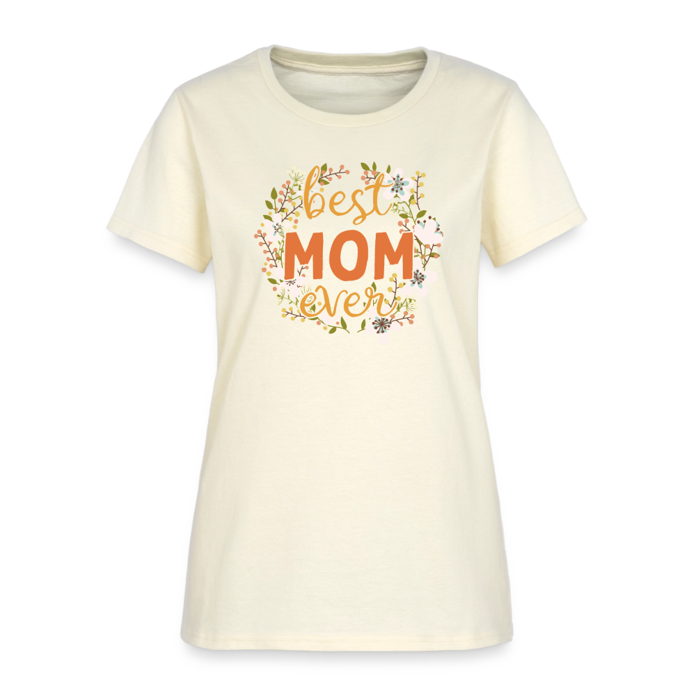 Women's T-Shirt BEST MOM EVER - off white