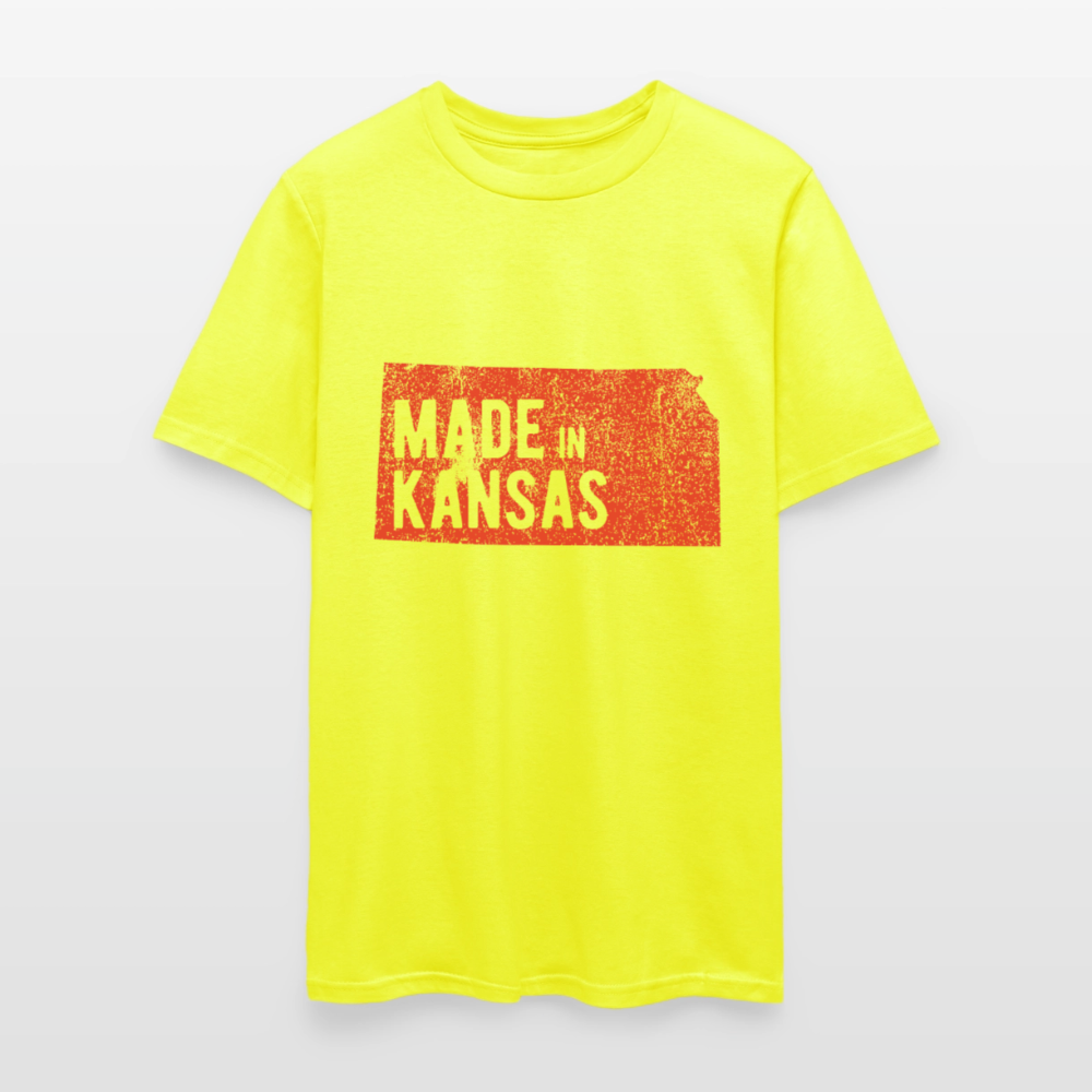 Men's T-Shirt | GILDAN 5000 - safety green