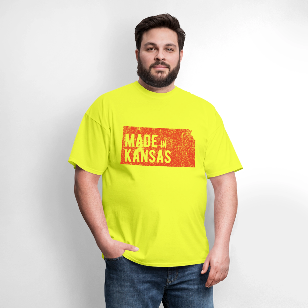 Men's T-Shirt | GILDAN 5000 - safety green